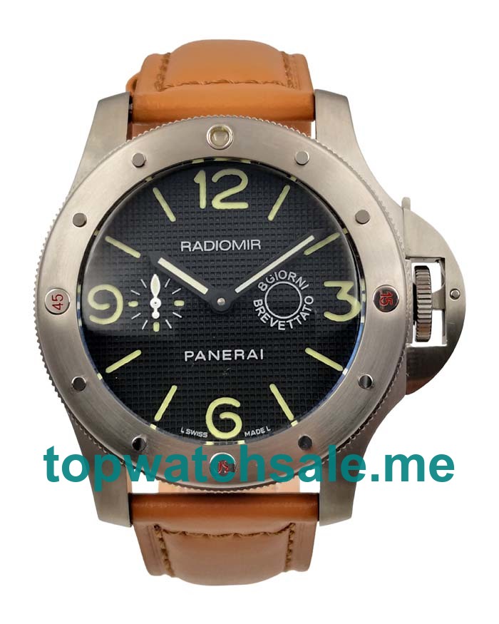 UK Black Dials Steel Panerai Radiomir 40256 Replica Watches