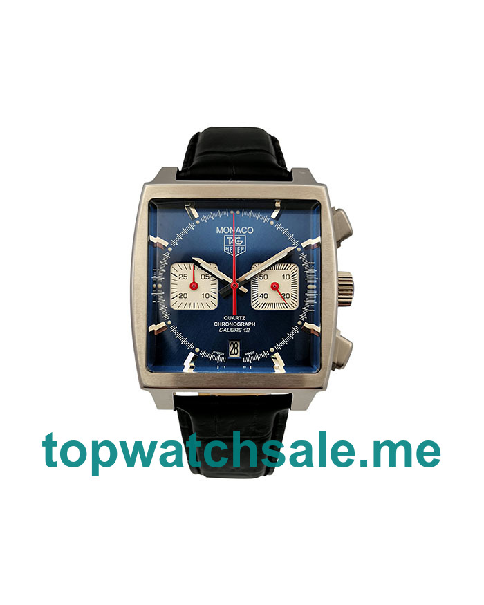 Blue Dials Replica TAG Heuer Monaco CW2113.FC6183 Watches UK Made From Stainless Steel