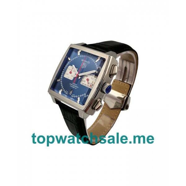 Blue Dials Replica TAG Heuer Monaco CW2113.FC6183 Watches UK Made From Stainless Steel