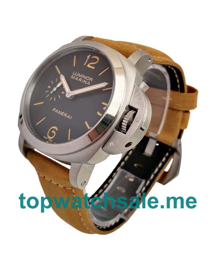 UK Black Dials Steel Panerai Luminor Marina PAM00422 Replica Watches