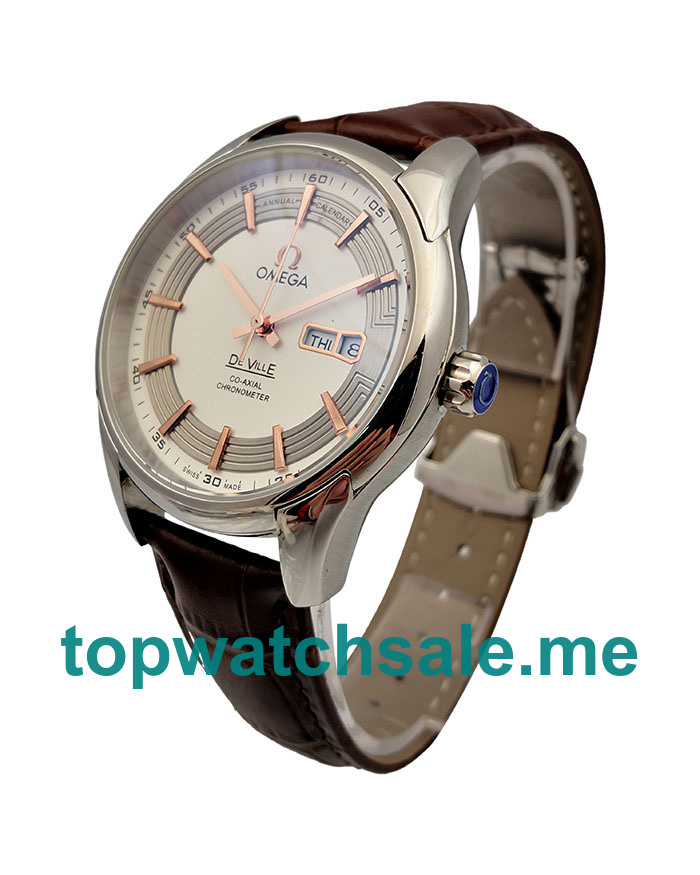 UK Silver Dials Steel Omega De Ville 431.33.41.22.02.001 Replica Watches
