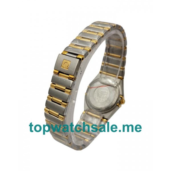26 MM Perfect Fake Omega Constellation 1267.75.00 Watches With Diamonds