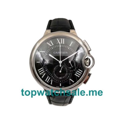 UK Black Dials Steel Cartier Ballon Bleu W6920052 Replica Watches