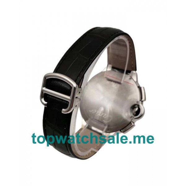 UK Black Dials Steel Cartier Ballon Bleu W6920052 Replica Watches