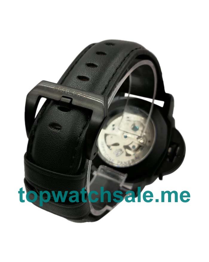 UK 44MM Black Ceramic Replica Panerai Luminor PAM00317 Watches