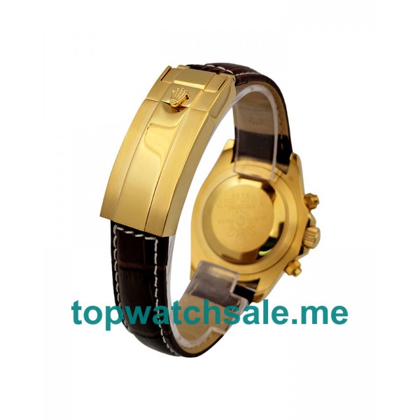 UK White Dials Gold Rolex Daytona 16518 Replica Watches
