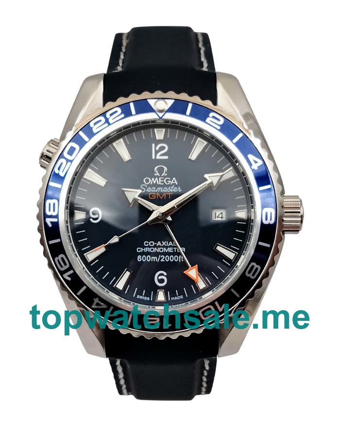 UK Blue Dials Titanium Omega Seamaster Planet Ocean 232.92.44.22.03.001 Replica Watches