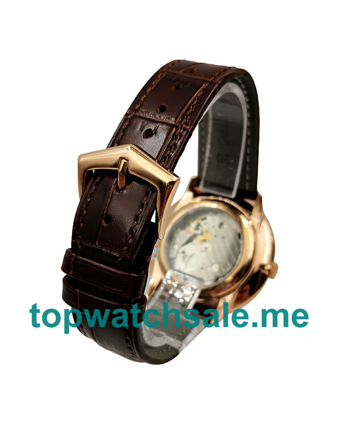 UK Silver Dials Rose Gold Patek Philippe Calatrava 5123R Replica Watches