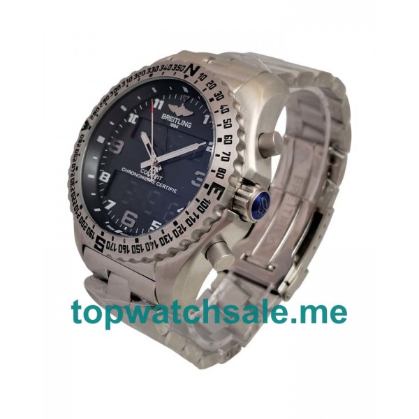 UK Grey Dials Titanium Breitling Professional Emergency E56121 Replica Watches