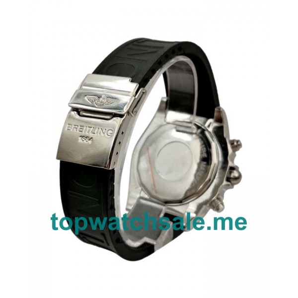 UK Black Dials Steel Breitling Chronomat AB0110 Replica Watches