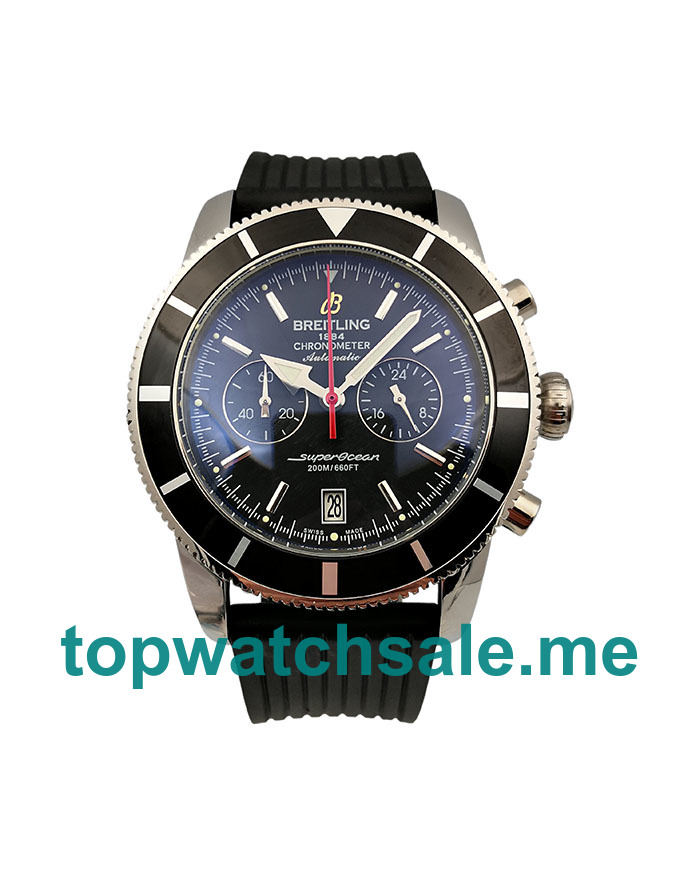 UK Black Dials Steel Breitling Superocean Heritage A23370 Replica Watches