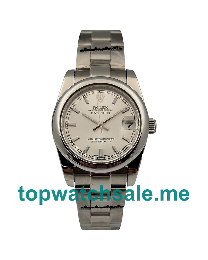 UK Silver Dials Steel Rolex Datejust 178240 Replica Watches