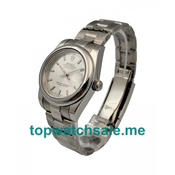 UK Silver Dials Steel Rolex Datejust 178240 Replica Watches