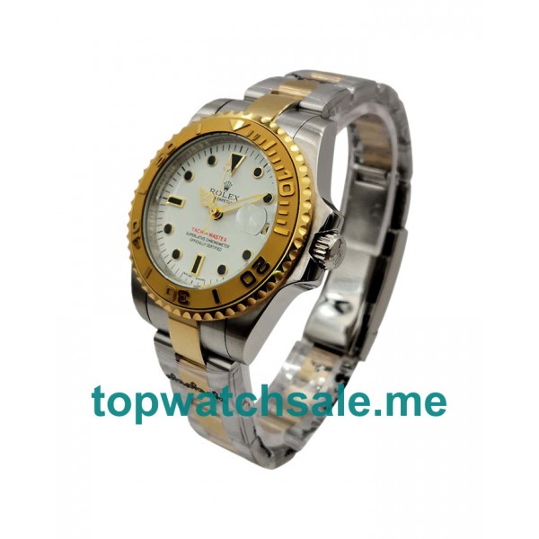 UK White Dials Steel And Gold Rolex Yacht-Master 169623 Replica Watches