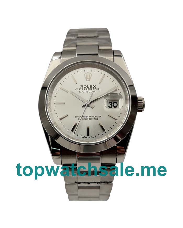 UK Silver Dials Steel Rolex Datejust 15200 Replica Watches