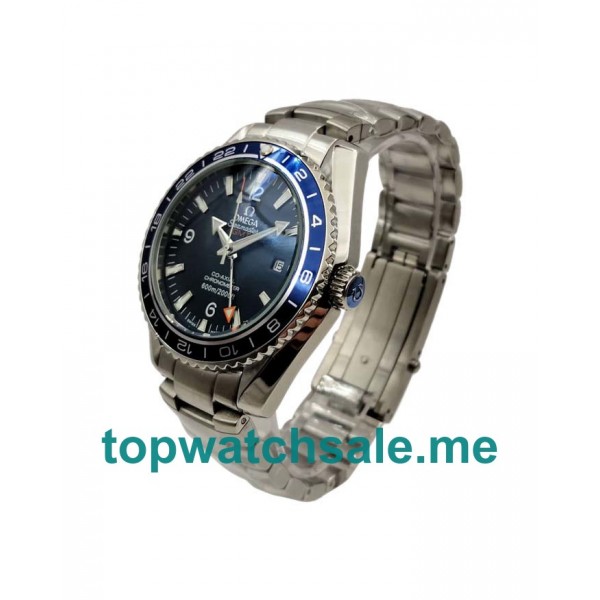 UK Blue Dials Steel Omega Seamaster Planet Ocean 232.90.44.22.03.001 Replica Watches