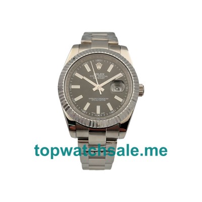 UK Black Dials Steel Rolex Datejust II 116334 Replica Watches