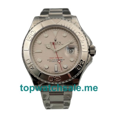 UK Silver Dials Steel And Platinum Rolex Yacht-Master 116622 Replica Watches