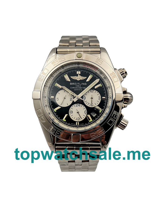 UK Stainless Steel Breitling Chronomat AB0110 Replica Watches For Men