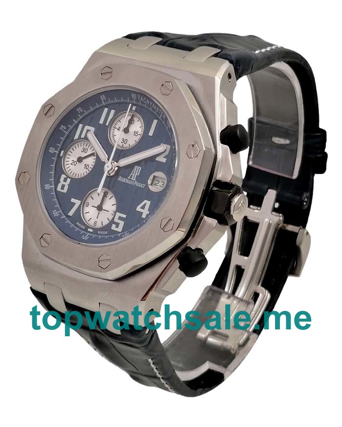 UK Blue Dials Steel Audemars Piguet Royal Oak Offshore 26170ST Replica Watches