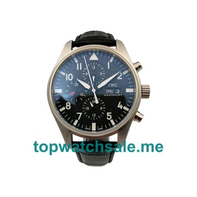 UK Black Dials Fake IWC Pilots IW371701 Watches UK For Sale Online