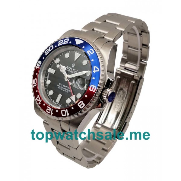 UK Black Dials Steel Rolex GMT-Master II 1675 Replica Watches