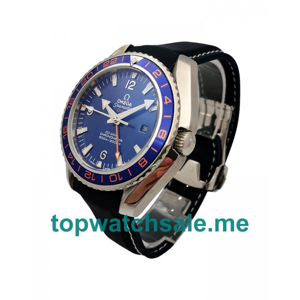 UK Blue Dials Steel Omega Seamaster Planet Ocean 232.32.44.22.03.001 Replica Watches