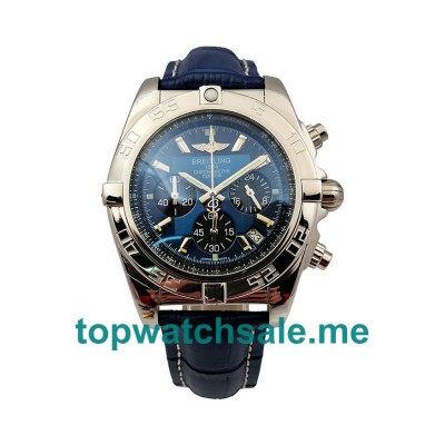 Blue Dials Fake Breitling Chronomat AB0110 Watches UK For Men
