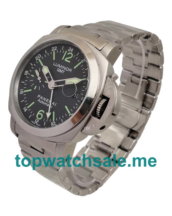 UK Black Dials Steel And Titanium Panerai Luminor GMT PAM00297 Replica Watches