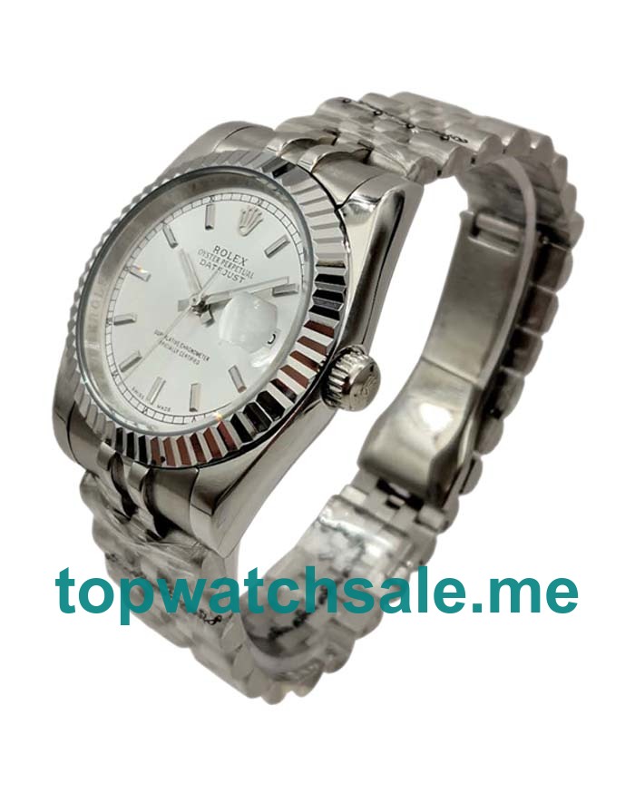 UK Ivory Dials Steel Rolex Datejust 116234 Replica Watches