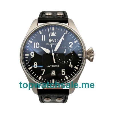UK Black Dials Steel IWC Pilots IW500401 Replica Watches