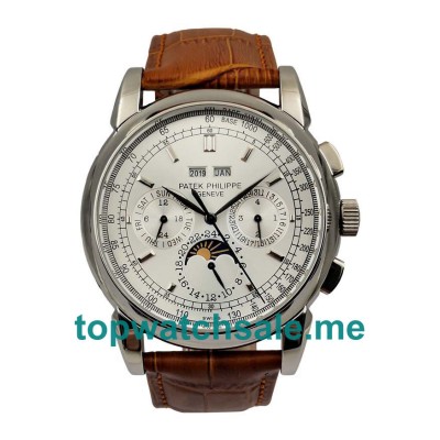 UK White Dials White Gold Patek Philippe Grand Complications 5970G Replica Watches