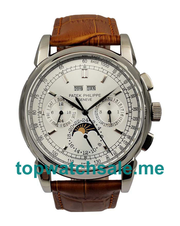 UK White Dials White Gold Patek Philippe Grand Complications 5970G Replica Watches