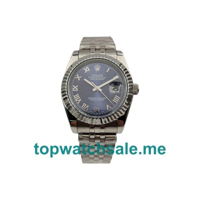 UK Blue Dials Steel And White Gold Rolex Datejust 116234 Replica Watches