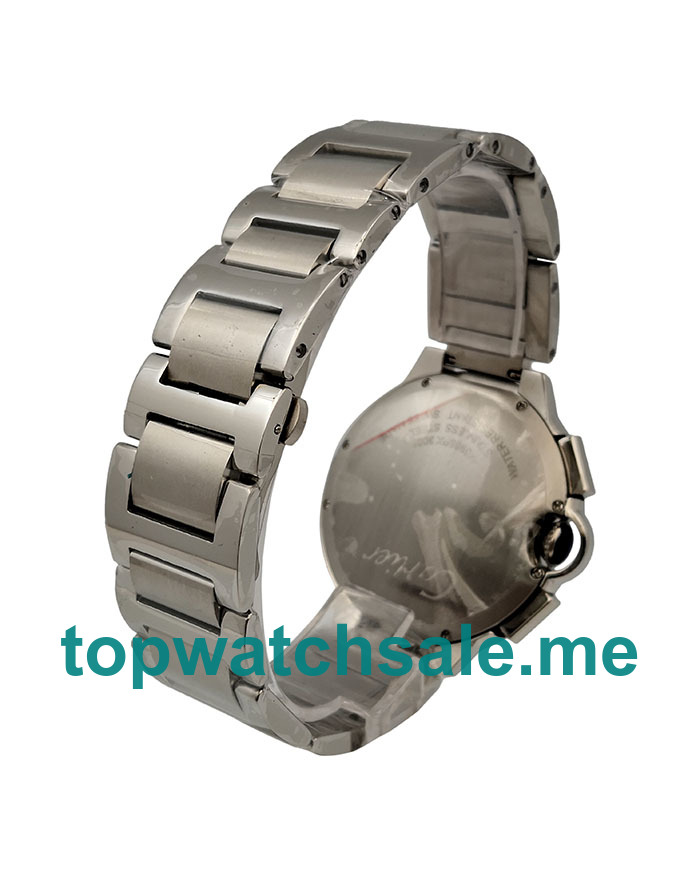 UK Silver Dials Steel Cartier Ballon Bleu W6920002 Replica Watches