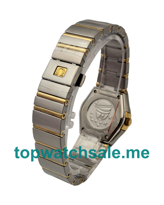UK White Dials Steel And Gold Omega Constellation 123.25.27.60.55.008 Replica Watches