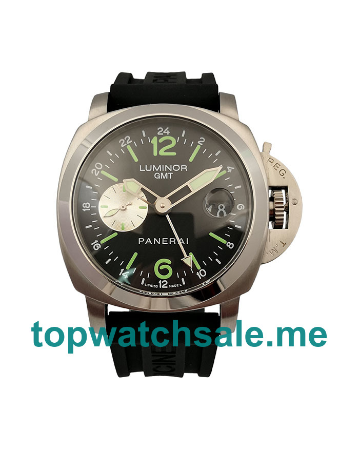 UK Black Dials High-quality Panerai Luminor GMT PAM00088 Fake Watches For Men