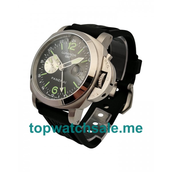 UK Black Dials High-quality Panerai Luminor GMT PAM00088 Fake Watches For Men