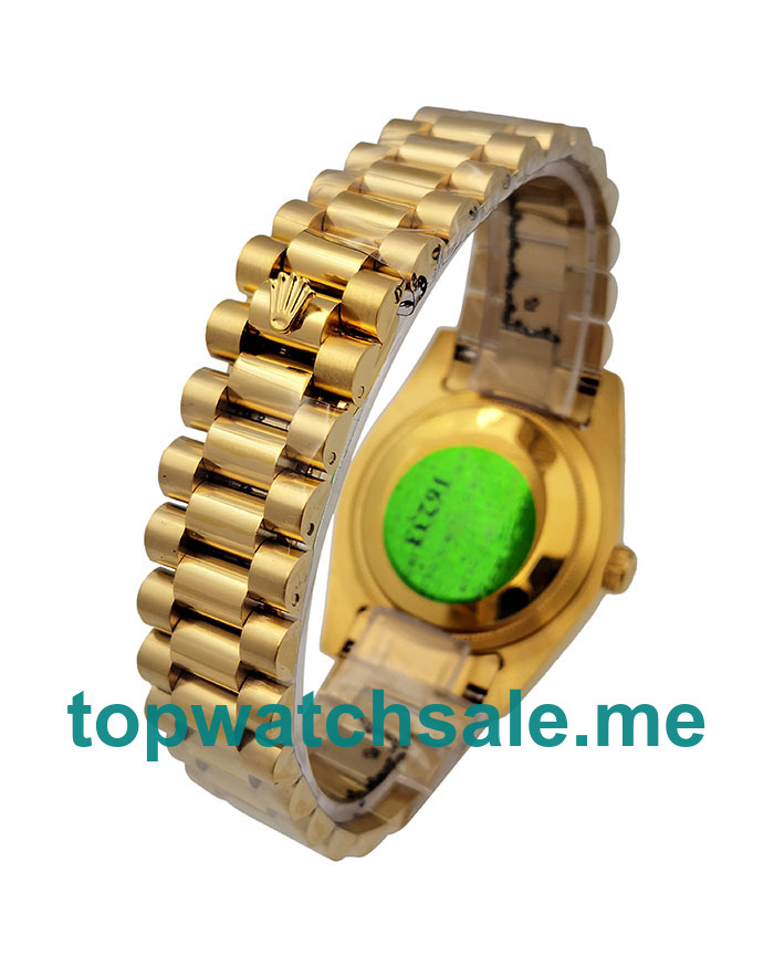 Gold UK Rolex Day-Date 118238 Roman Numerals Replica Watches