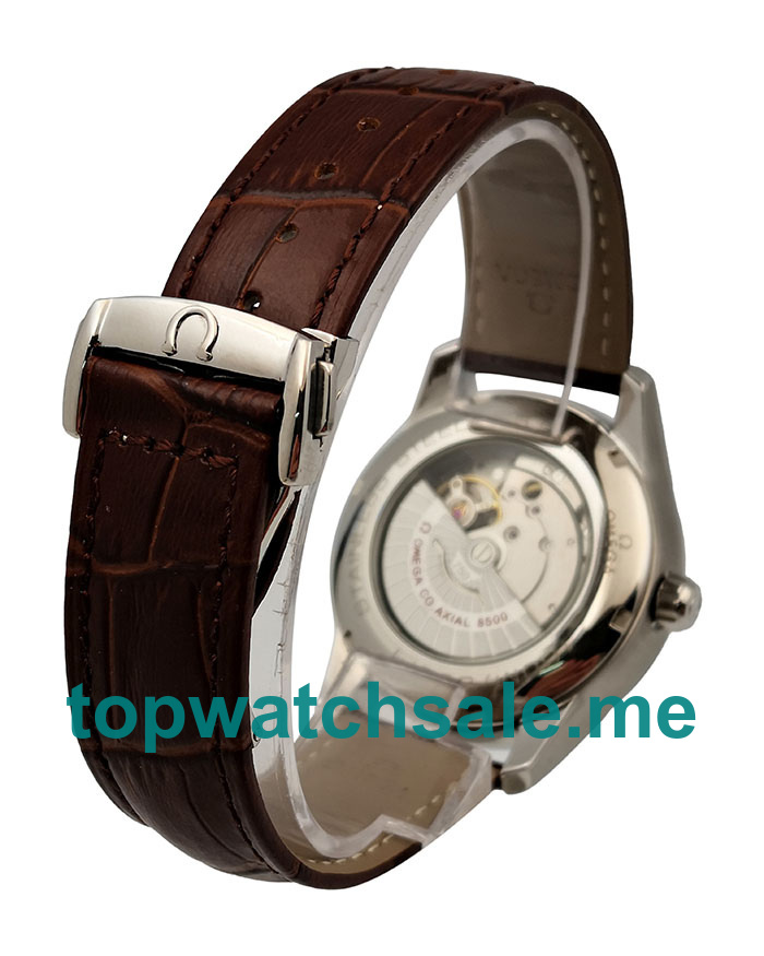 UK Brown Dials Steel Omega De Ville Hour Vision 431.13.41.22.01.001 Replica Watches