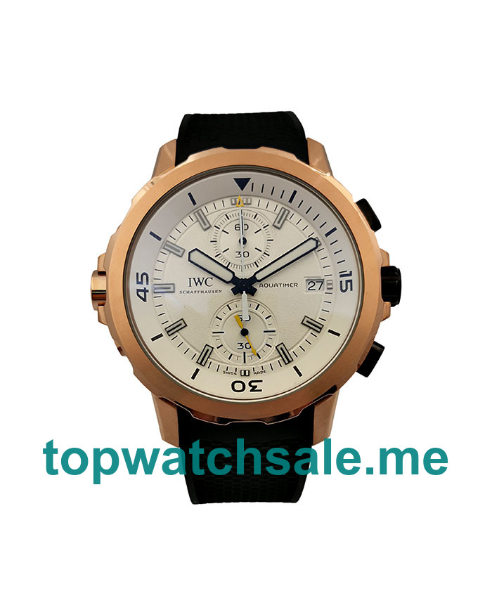 Waterproof Fake IWC Aquatimer IW329001 Watches UK Made From 18K Rose Gold