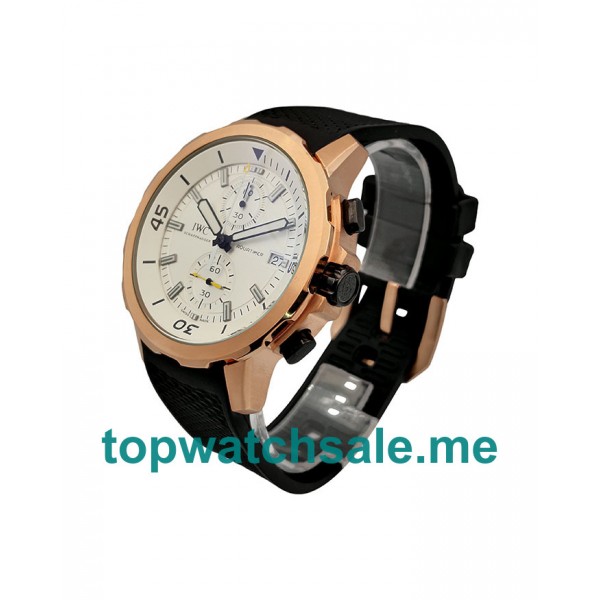Waterproof Fake IWC Aquatimer IW329001 Watches UK Made From 18K Rose Gold