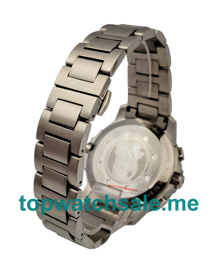 Black Dials UK IWC Aquatimer IW376801 Replica Watches With Steel Cases
