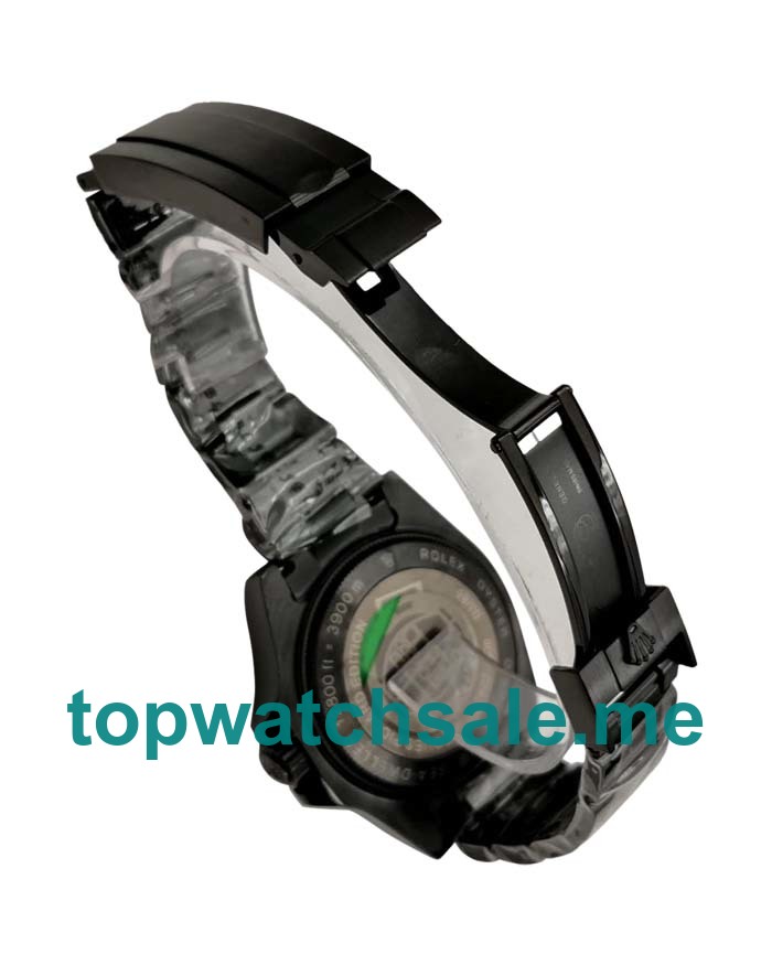 UK Black Dials Black Steel Rolex Sea-Dweller Deepsea 116660 Replica Watches