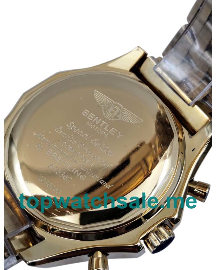 UK 18K Gold Fake Breitling Bentley Motors A25362 Watches For Men