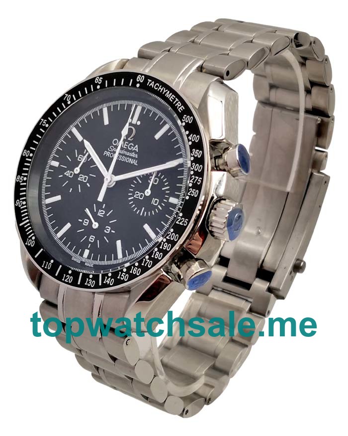 UK Black Dials Steel Omega Speedmaster 3570.50.00 Replica Watches
