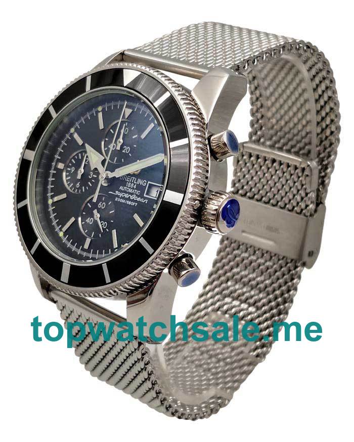 UK Black Dials Steel Breitling Superocean Heritage A13320 Replica Watches