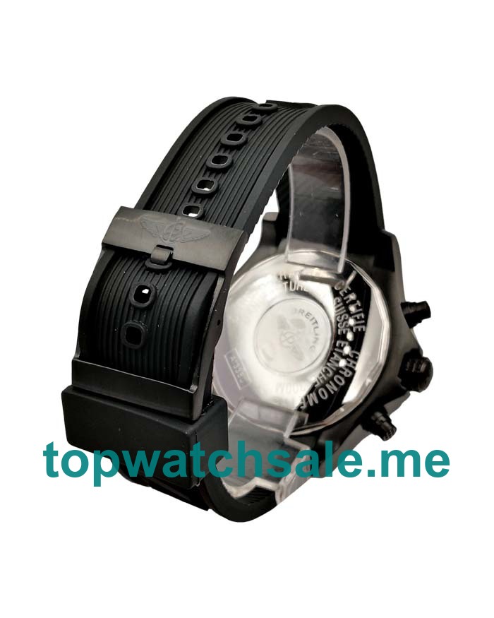 UK Black Dials Black Steel Breitling Avenger Seawolf Chrono M73390 Replica Watches