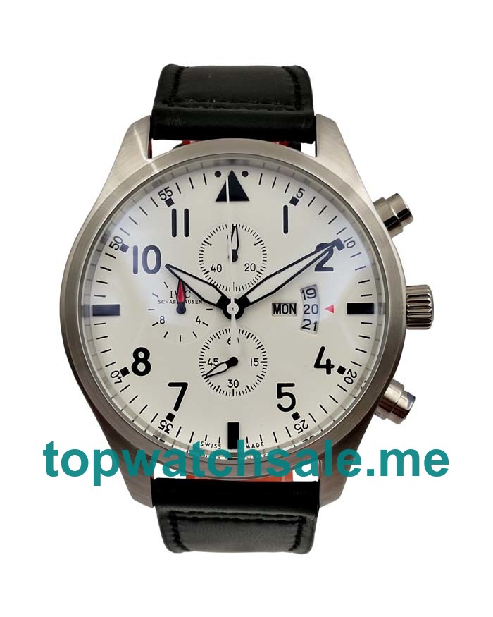 UK White Dials Replica IWC Pilots IW377701 Arabic Numerals Watches