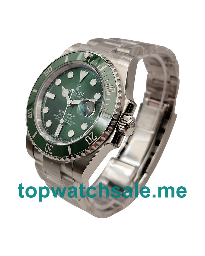 UK Green Dials Steel Rolex Submariner Date 116610LV 2018 N V9S Replica Watches